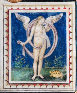 Décor du plafond de la Libreria Piccolomini à Sienne