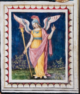 Décor du plafond de la Libreria Piccolomini à Sienne