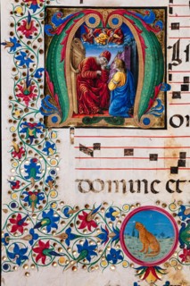 Recueil de chants conservé à la Libreria Piccolomini de Sienne