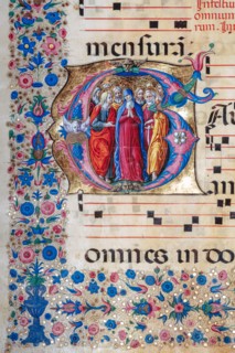 Recueil de chants conservé à la Libreria Piccolomini de Sienne