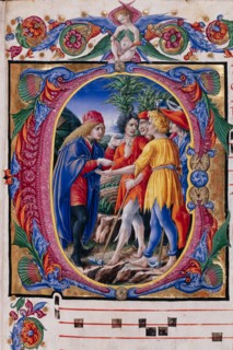 Recueil de chants conservé à la Libreria Piccolomini de Sienne