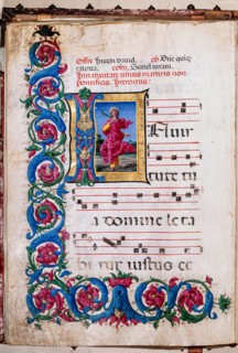 Recueil de chants conservé à la Libreria Piccolomini de Sienne