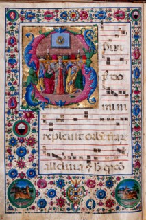 Recueil de chants conservé à la Libreria Piccolomini de Sienne