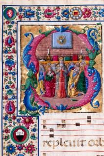 Recueil de chants conservé à la Libreria Piccolomini de Sienne
