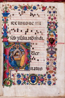 Recueil de chants conservé à la Libreria Piccolomini de Sienne