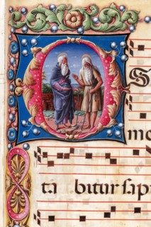 Recueil de chants conservé à la Libreria Piccolomini de Sienne