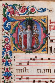 Recueil de chants conservé à la Libreria Piccolomini de Sienne