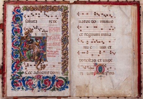 Recueil de chants conservé à la Libreria Piccolomini de Sienne