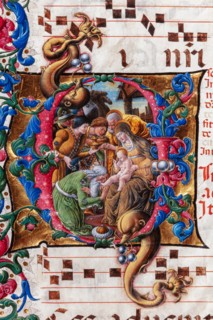 Recueil de chants conservé à la Libreria Piccolomini de Sienne