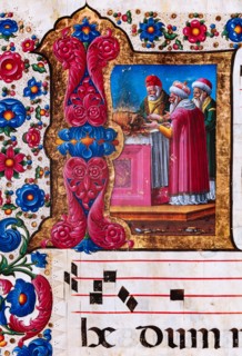 Recueil de chants conservé à la Libreria Piccolomini de Sienne