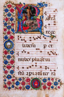 Recueil de chants conservé à la Libreria Piccolomini de Sienne