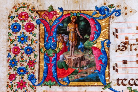 Recueil de chants conservé à la Libreria Piccolomini de Sienne