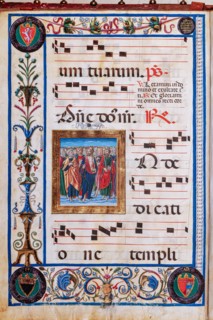 Recueil de chants conservé à la Libreria Piccolomini de Sienne