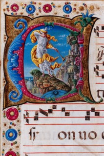 Recueil de chants conservé à la Libreria Piccolomini de Sienne