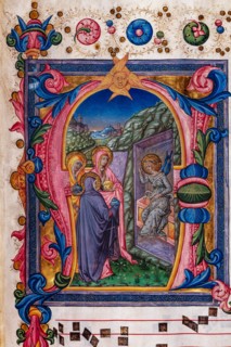 Recueil de chants conservé à la Libreria Piccolomini de Sienne