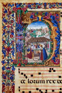 Recueil de chants conservé à la Libreria Piccolomini de Sienne