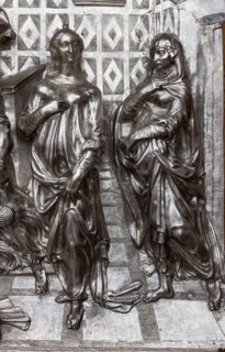 Détail de l'autel en argent du Trésor de Saint-Jean, Museo dell'Opera del Duomo, Florence