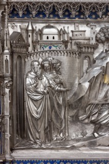 Détail de l'autel en argent du Trésor de Saint-Jean, Museo dell'Opera del Duomo, Florence