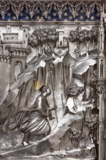 Détail de l'autel en argent du Trésor de Saint-Jean, Museo dell'Opera del Duomo, Florence