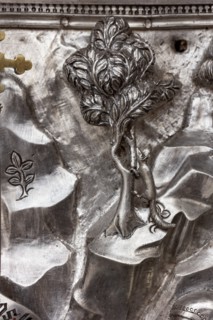 Détail de l'autel en argent du Trésor de Saint-Jean, Museo dell'Opera del Duomo, Florence