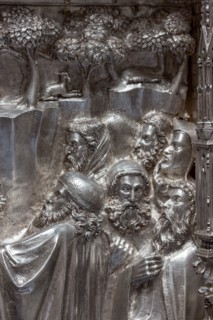 Détail de l'autel en argent du Trésor de Saint-Jean, Museo dell'Opera del Duomo, Florence