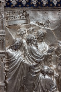Détail de l'autel en argent du Trésor de Saint-Jean, Museo dell'Opera del Duomo, Florence