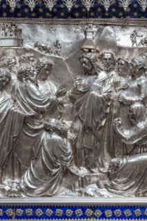 Détail de l'autel en argent du Trésor de Saint-Jean, Museo dell'Opera del Duomo, Florence