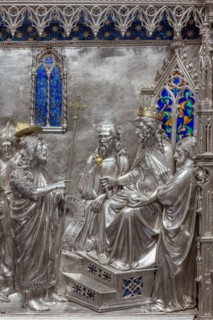 Détail de l'autel en argent du Trésor de Saint-Jean, Museo dell'Opera del Duomo, Florence