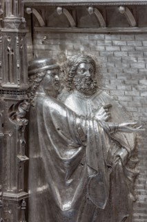 Détail de l'autel en argent du Trésor de Saint-Jean, Museo dell'Opera del Duomo, Florence