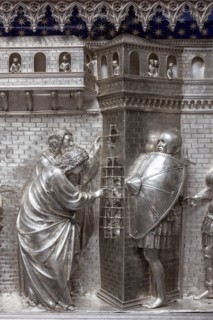 Détail de l'autel en argent du Trésor de Saint-Jean, Museo dell'Opera del Duomo, Florence