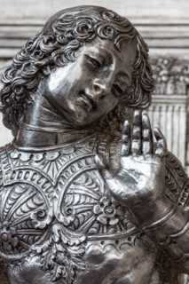 Détail de l'autel en argent du Trésor de Saint-Jean, Museo dell'Opera del Duomo, Florence