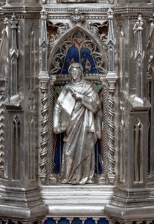 Détail de l'autel en argent du Trésor de Saint-Jean, Museo dell'Opera del Duomo, Florence