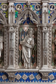 Détail de l'autel en argent du Trésor de Saint-Jean, Museo dell'Opera del Duomo, Florence