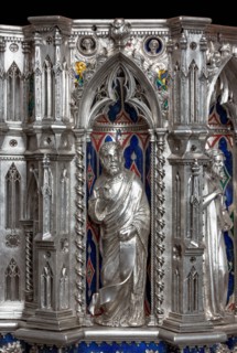 Détail de l'autel en argent du Trésor de Saint-Jean, Museo dell'Opera del Duomo, Florence