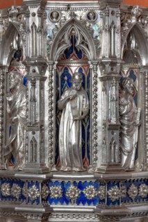 Détail de l'autel en argent du Trésor de Saint-Jean, Museo dell'Opera del Duomo, Florence