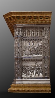 Détail de l'autel en argent du Trésor de Saint-Jean, Museo dell'Opera del Duomo, Florence