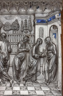 Détail de l'autel en argent du Trésor de Saint-Jean, Museo dell'Opera del Duomo, Florence