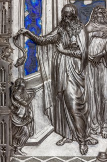 Détail de l'autel en argent du Trésor de Saint-Jean, Museo dell'Opera del Duomo, Florence