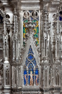 Détail de l'autel en argent du Trésor de Saint-Jean, Museo dell'Opera del Duomo, Florence