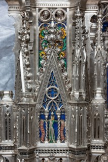 Détail de l'autel en argent du Trésor de Saint-Jean, Museo dell'Opera del Duomo, Florence