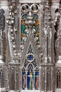 Détail de l'autel en argent du Trésor de Saint-Jean, Museo dell'Opera del Duomo, Florence