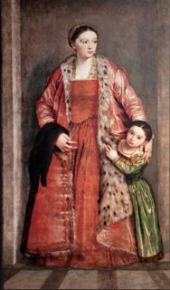 “Portrait of Livia Porto Thiene and her daughter Deidamia”, by Veronese