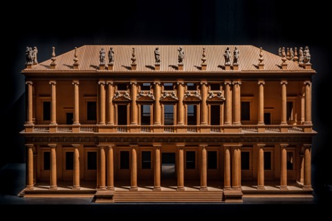 Model of Chiericati Palace in Vicenza, by Andrea Palladio