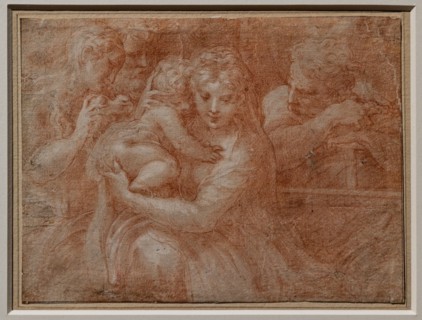 “Holy Family with Two Saints”, by Parmigianino