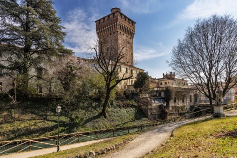 View of the Salvi Gardens in Vicenza