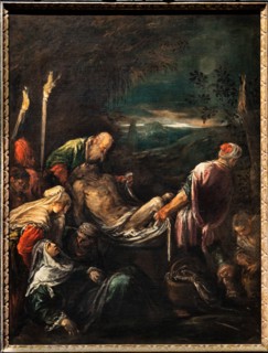 “Burial of the body of Christ”, by Jacopo Bassano