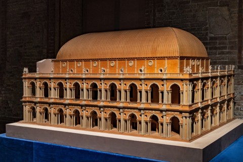 Wooden model of the Palladian Basilica