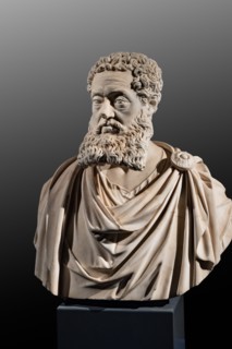“Bust portrait of Vincenzo Pellegrini”, by Alessandro Vittoria