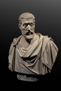 “Bust portrait of Orsatti Giustiniani”, by Alessandro Vittoria