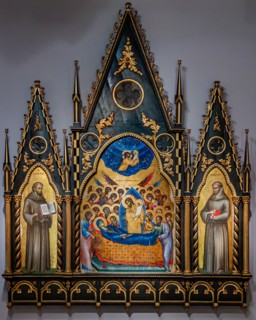 “Dormitio Virginis, St. Francis of Assisi, St. Anthony of Padua”, by Paolo Veneziano